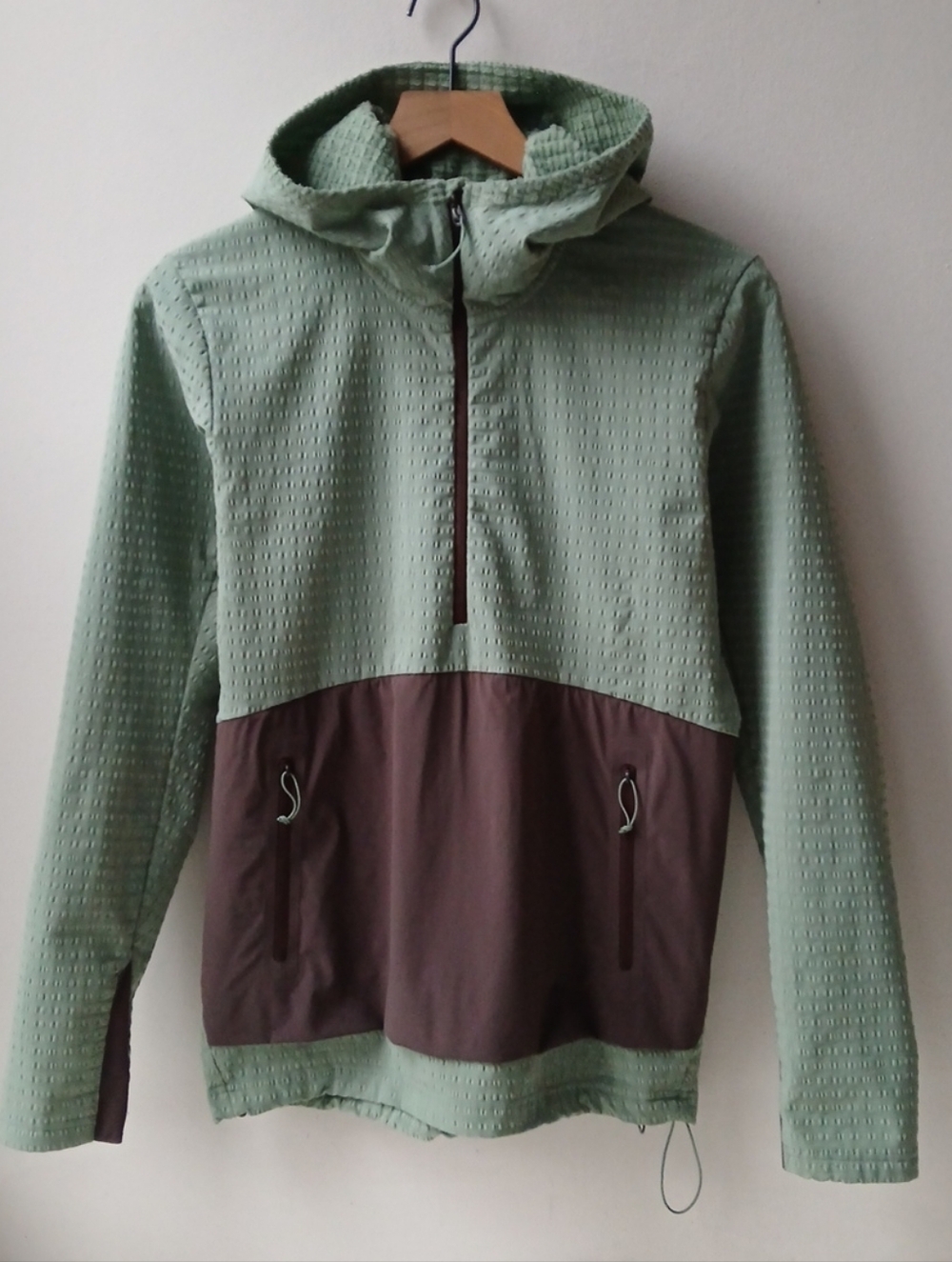 7mesh Thermal Hoodie Pullover Green Brown Women's Medium